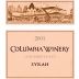 Columbia Winery Columbia Valley Syrah 2001 Front Label
