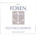 Foxen Foothills Reserve 2000 Front Label
