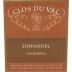 Clos du Val Zinfandel 1997 Front Label