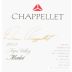 Chappellet Merlot 2001 Front Label