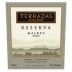 Terrazas de los Andes Reserva Malbec 2003 Front Label