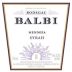 Balbi Syrah 2002 Front Label