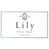 Lily Pinot Noir 2002 Front Label