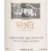 Wente Cabernet Sauvignon 2001 Front Label