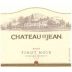 Chateau St. Jean Pinot Noir 2003 Front Label