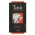 Tamas Estates Barbera 2002 Front Label