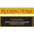 Rocking Horse Monte Rosso Zinfandel 2000 Front Label