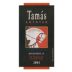 Tamas Estates Barbera 2001 Front Label