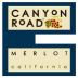 Canyon Road Merlot 2003 Front Label
