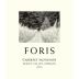 Foris Cabernet Sauvignon 2013 Front Label