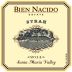 Bien Nacido Estate Bien Nacido Vineyard Syrah 2014 Front Label