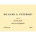 Richard G. Peterson Pinot Noir 2014 Front Label