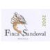 Finca Sandoval Manchuela 2002 Front Label