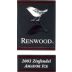 Renwood Amador Ice Wine Zinfandel (half-bottle) 2003 Front Label