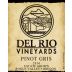 Del Rio Vineyards Pinot Gris 2010 Front Label