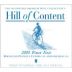 Hill of Content Pinot Noir 2003 Front Label