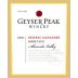 Geyser Peak Reserve Alexandre Meritage 2001 Front Label