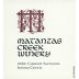 Matanzas Creek Cabernet Sauvignon 2002 Front Label