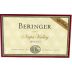 Beringer Napa Valley Merlot 2001 Front Label