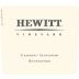 Hewitt Vineyard Cabernet Sauvignon 2002 Front Label