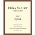 Edna Valley Vineyard Paragon Syrah 2007 Front Label
