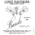 Luigi Baudana Barolo del Comune di Serralunga d'Alba 2008 Front Label