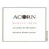 ACORN Winery Alegria Vineyards Medley 2002 Front Label