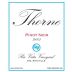Thorne Rio Vista Vineyard Pinot Noir 2005 Front Label