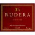 Rudera Syrah 2003 Front Label