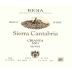 Sierra Cantabria Crianza 2001 Front Label