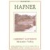 Hafner Vineyard Cabernet Sauvignon 2007 Front Label