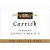 Carrick Riesling 2010 Front Label