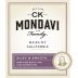 CK Mondavi 2015 Front Label
