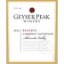 Geyser Peak Reserve Cabernet Sauvignon 2002 Front Label