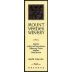 Mount Veeder Winery Reserve Red 2001 Front Label