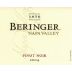 Beringer Napa Pinot Noir 2004 Front Label