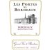 Les Portes De Bordeaux 2016 Front Label