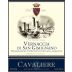 Castellani Cavaliere Vernaccia di San Gimignano 2014 Front Label