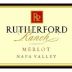 Rutherford Ranch Merlot 2003 Front Label