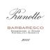 Prunotto Barbaresco 2000 Front Label