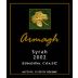 Armagh Syrah 2002 Front Label