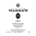 Warre's Vintage Port 2003 Front Label