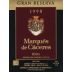 Marques de Caceres Rioja Gran Reserva 1998 Front Label