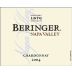 Beringer Napa Valley Chardonnay 2004 Front Label