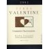 Terra Valentine Spring Mountain District Cabernet Sauvignon 2002 Front Label