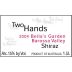 Two Hands Bella's Garden Shiraz 2004 Front Label
