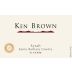 Ken Brown A Cuvee Syrah 2014 Front Label