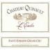 Chateau Quinault l'Enclos 2001 Front Label
