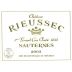 Chateau Rieussec Sauternes (375ML half-bottle) 2003 Front Label
