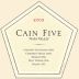 Cain Five 2002 Front Label